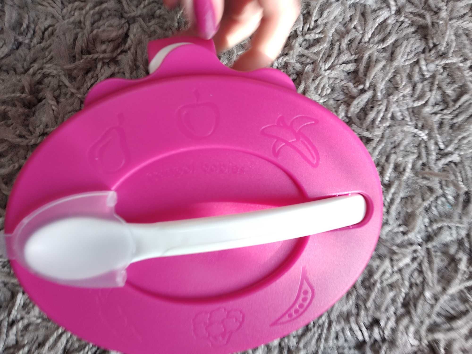 Canapol babies miseczka z pokrywą i łyżeczka bowl with spoon 350l