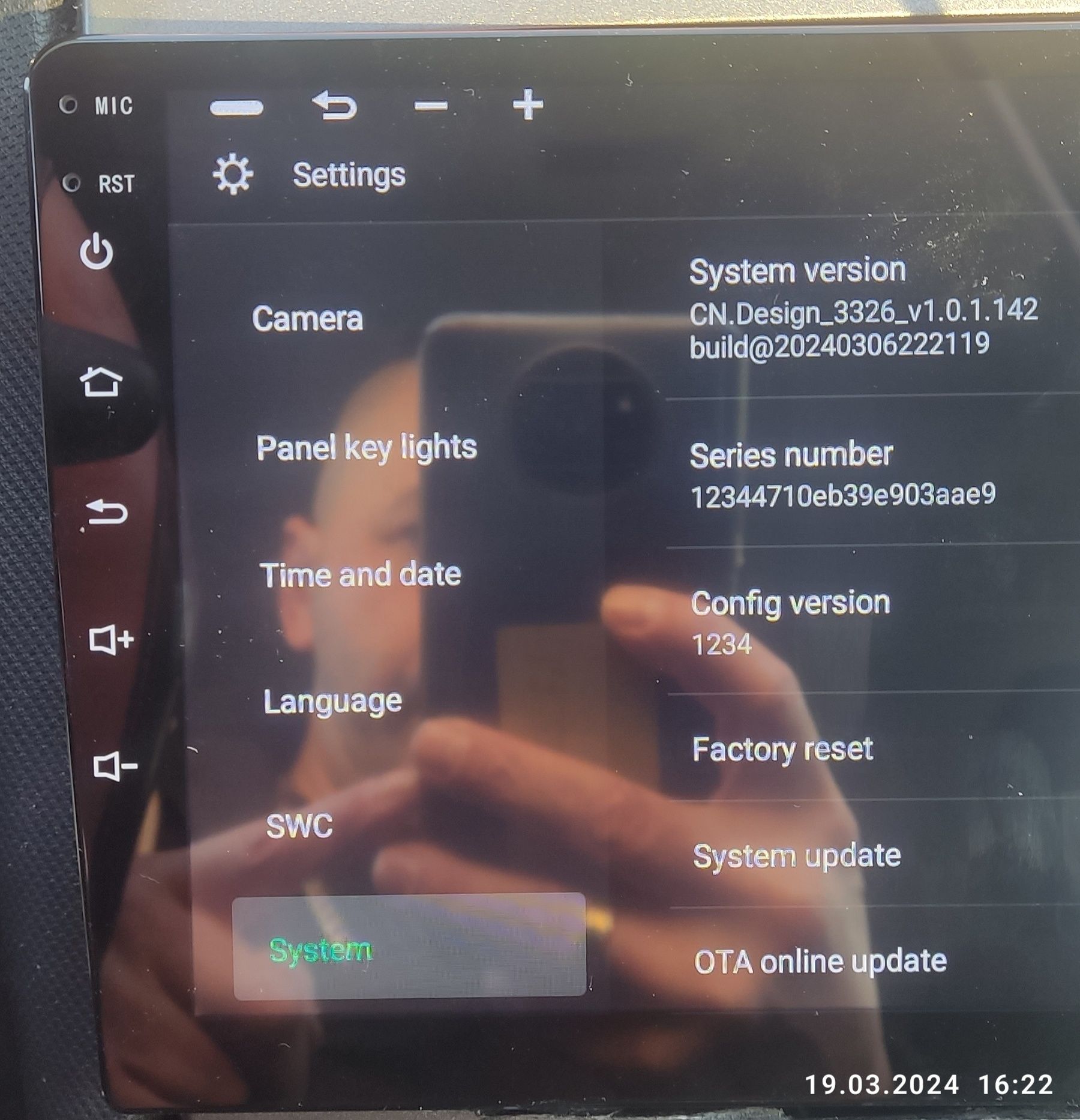 9 Cali QLED 1280x720 Radio Rk3326 Wifi Bluetooth 4G + 64G Android 13