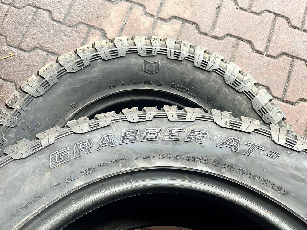 255.65.17 General Tire Grabber AT3, 2018 rok