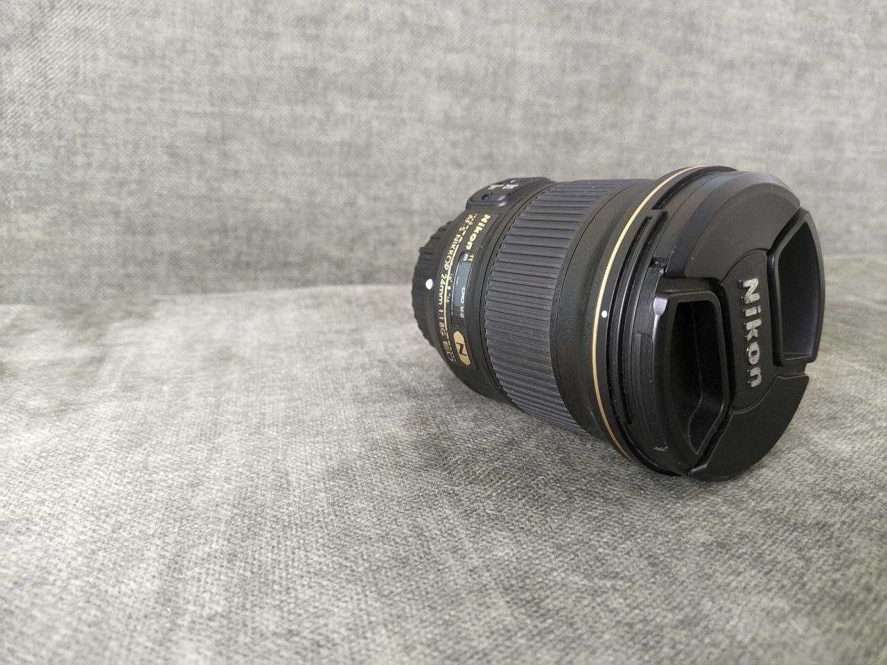 Продам объектив AF-S Nikkor 24mm f/1.8G ED