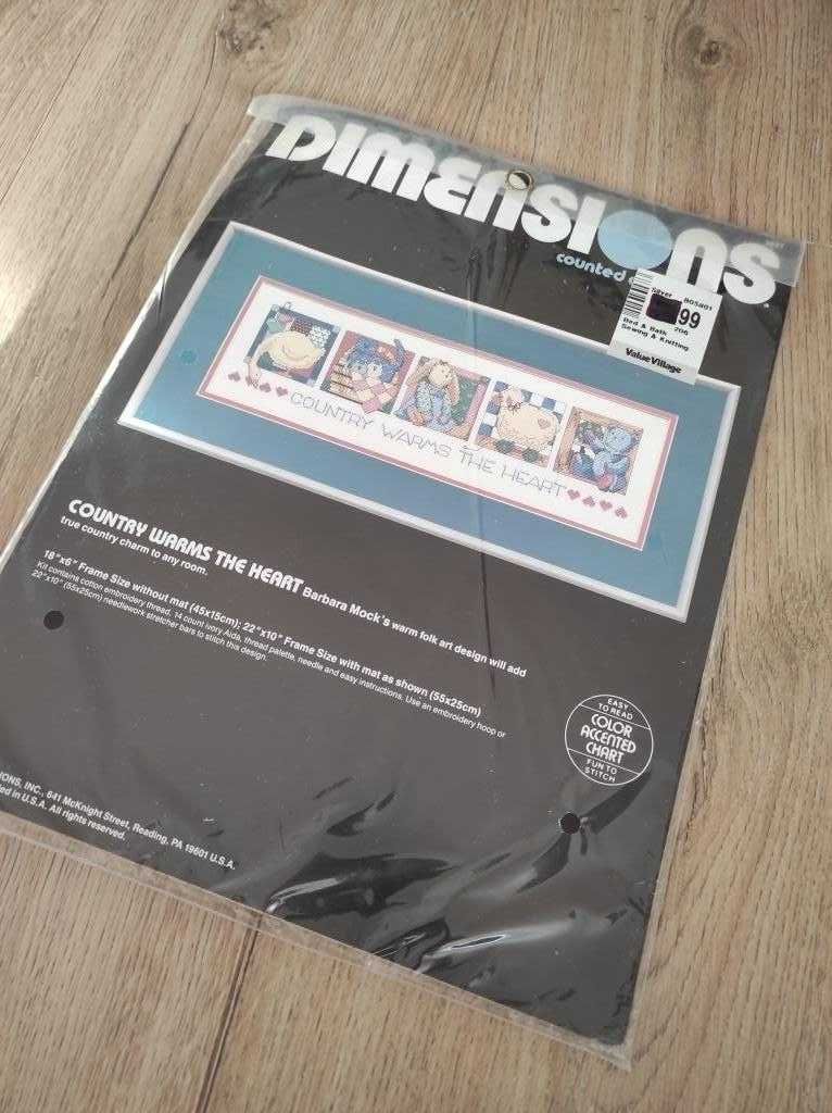 Набір для вишивання Dimensions Country Warms The Heart