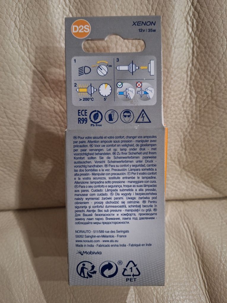 Żarówka Xenon D2S Norauto 35W 12V