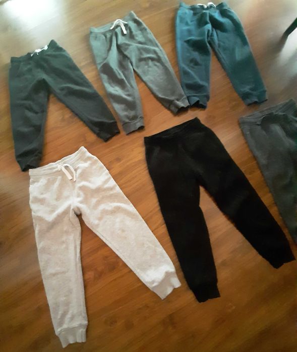 Pakiet spodni dresowych h&m dla chlopca 122
