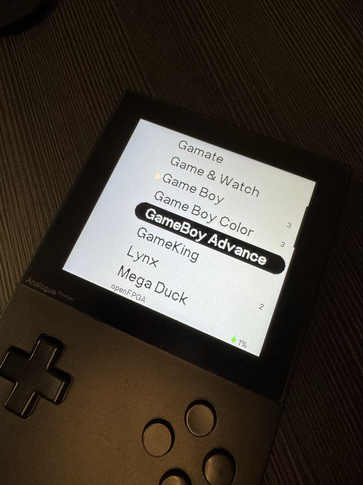 Analogue Pocket gameboy Game boy console analog