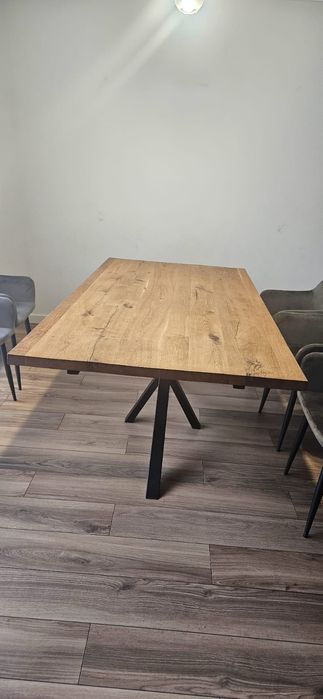 STÓŁ Drewniany Dębowy 200x100 LOFT