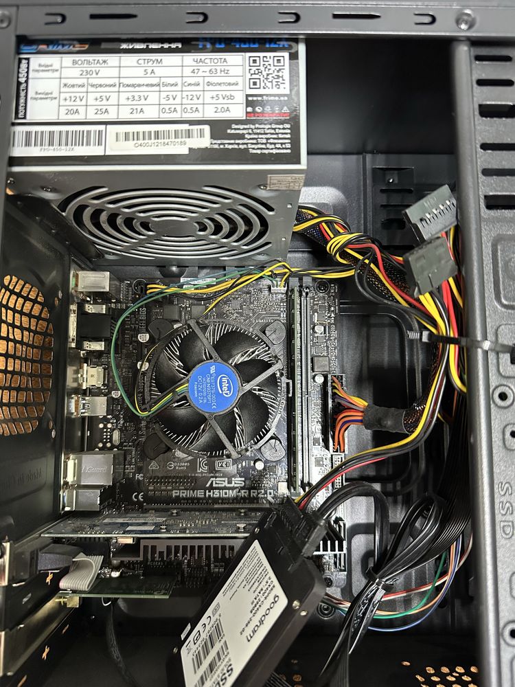 Системник Frime i3-9100 3.6Ghz/8Gb/SSD 256 Gb/GeForce GT 710 1GB GDDR5