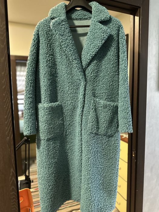 Пальто Teddy блакитного кольору