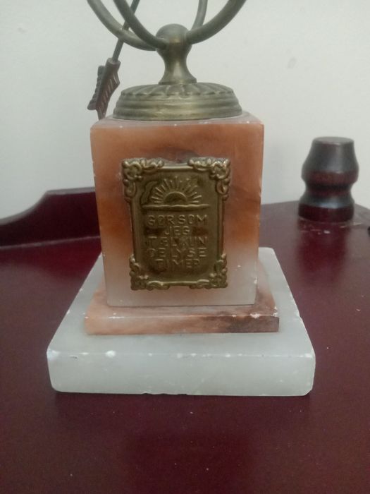 Zegar słoneczny gabinetowy PRL