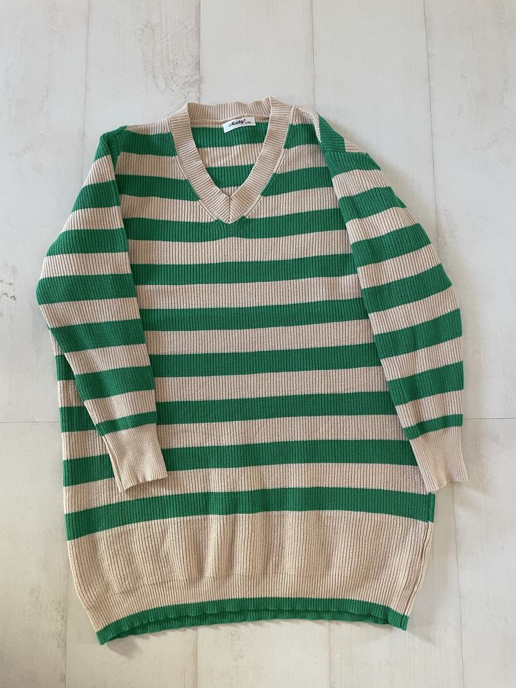 Sweter w paski, rozmiar L/XL