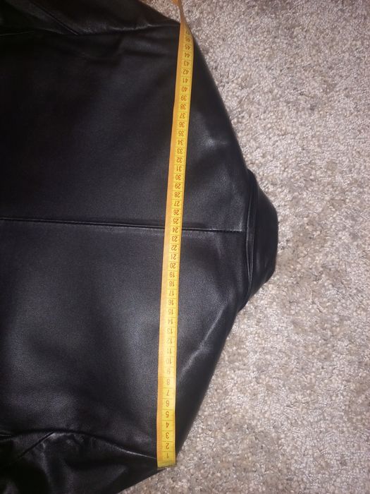 Кожаный мужской пиджак