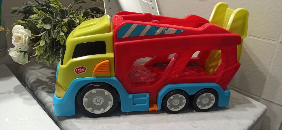 Samochód ciężarowy zabawka dla chłopca laweta duża