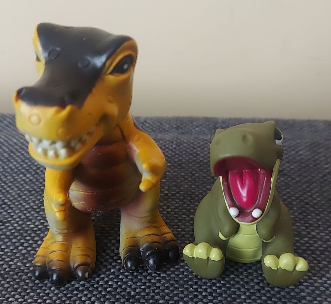 Figurki gumowe dinozaury