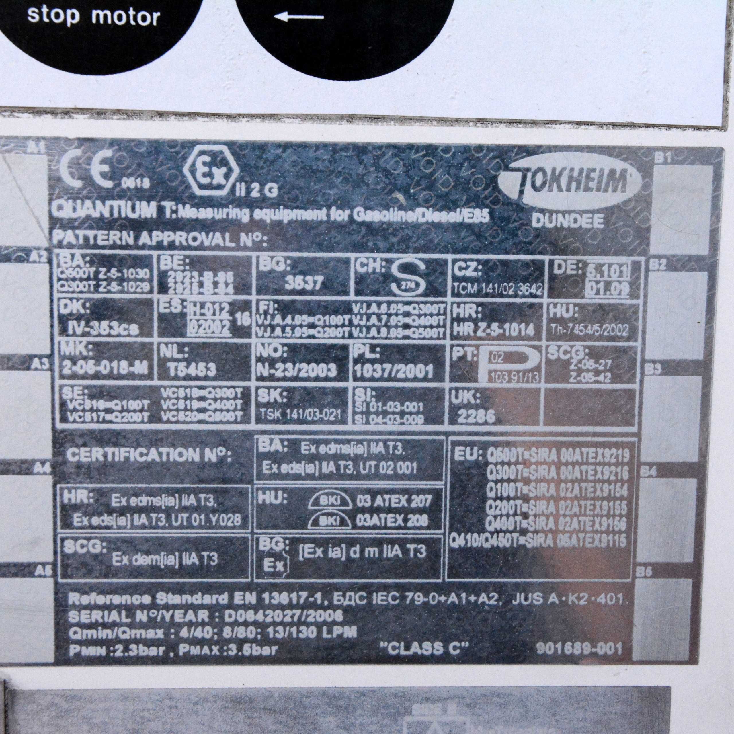 Dystrybutor paliwa Tokheim Quantium 100T Pb ON