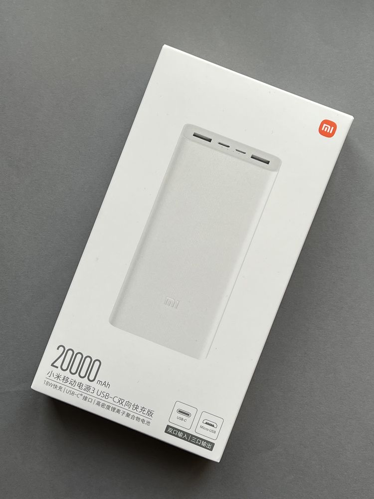 Power Bank Xiaomi Original Mi 3 20000mAh 18W PLM18ZM (VXN4258CN)