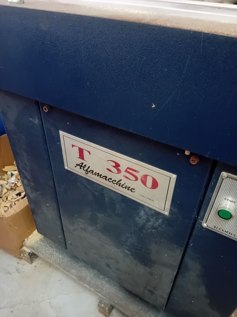 Serra de dois discos pneumáticos T 350 Alfamachine