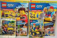 3 magazyny LEGO CITY 2021/2022 wywrotka, walec ,wiertarka, ubijarka