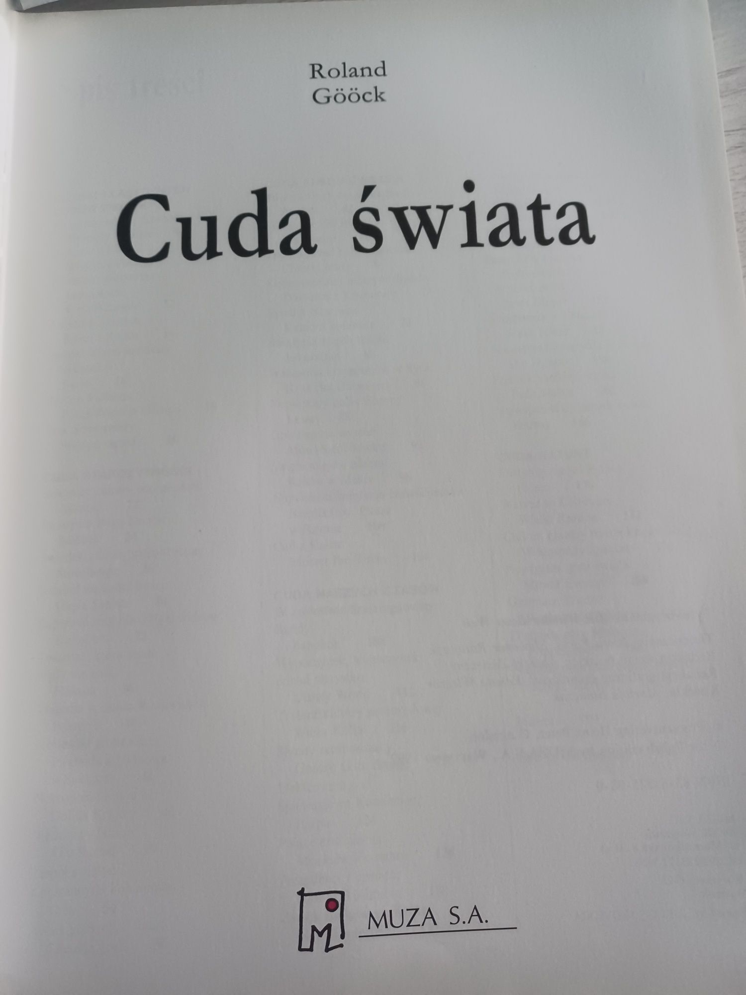 Książka Cuda Świata Roland Goock