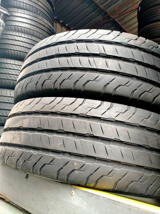 215/65/16C Continental Континенталь 2шт Літо шини б/у