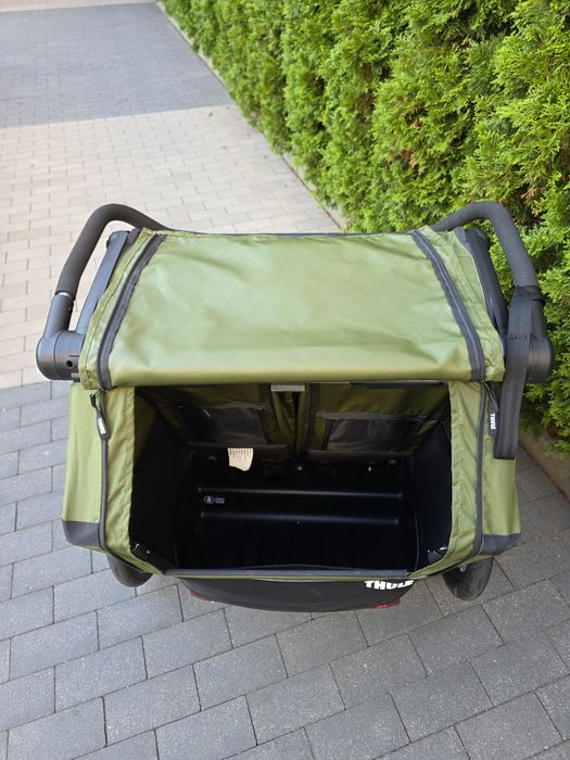 THULE Chariot Cab 2 - przyczepka rowerowa, wózek do roweru 2w1.