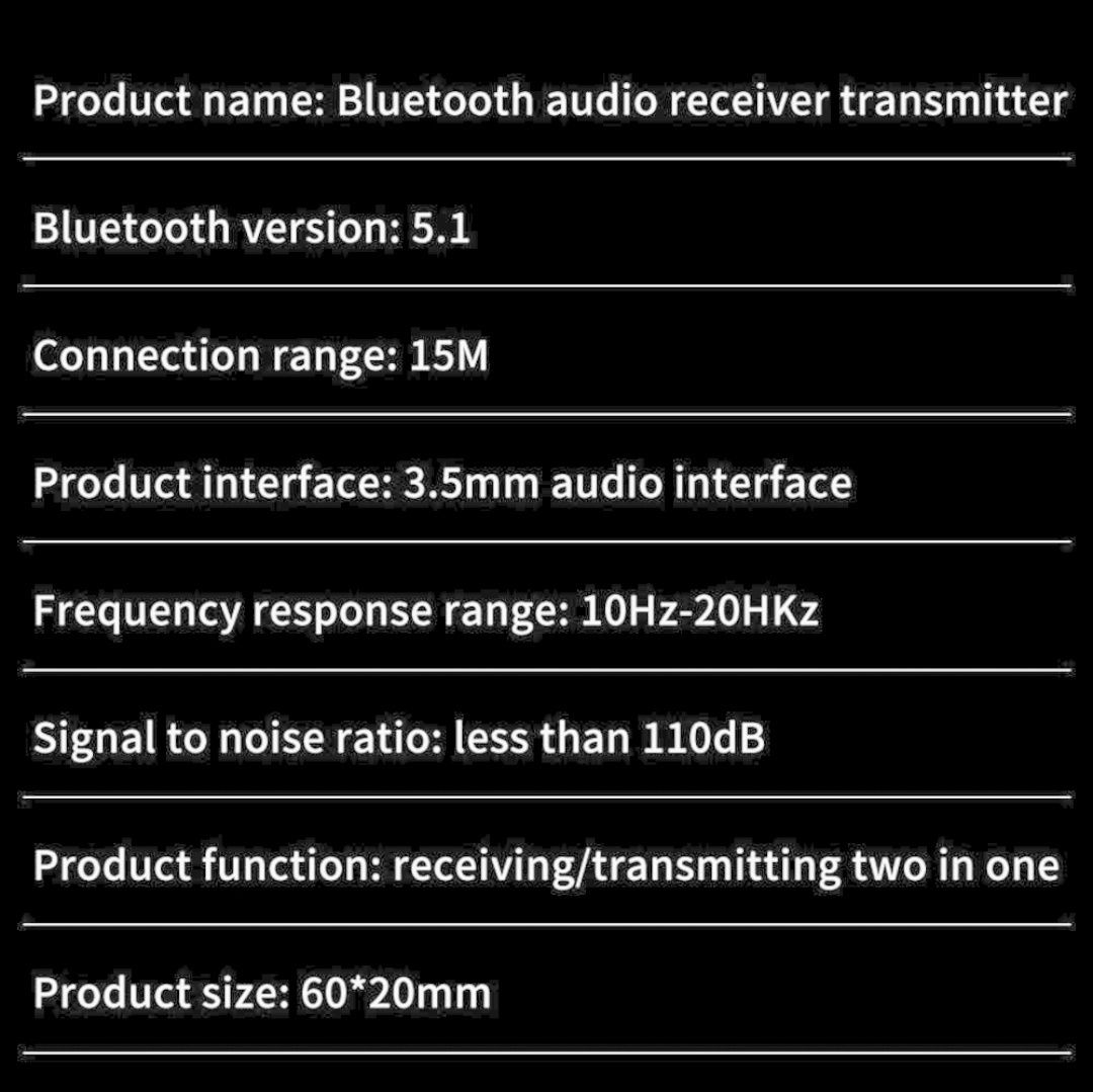 Bluetooth: 5,1 приемник/передатчик AUX, микрофон,АКБ.трансмиттер,аудио