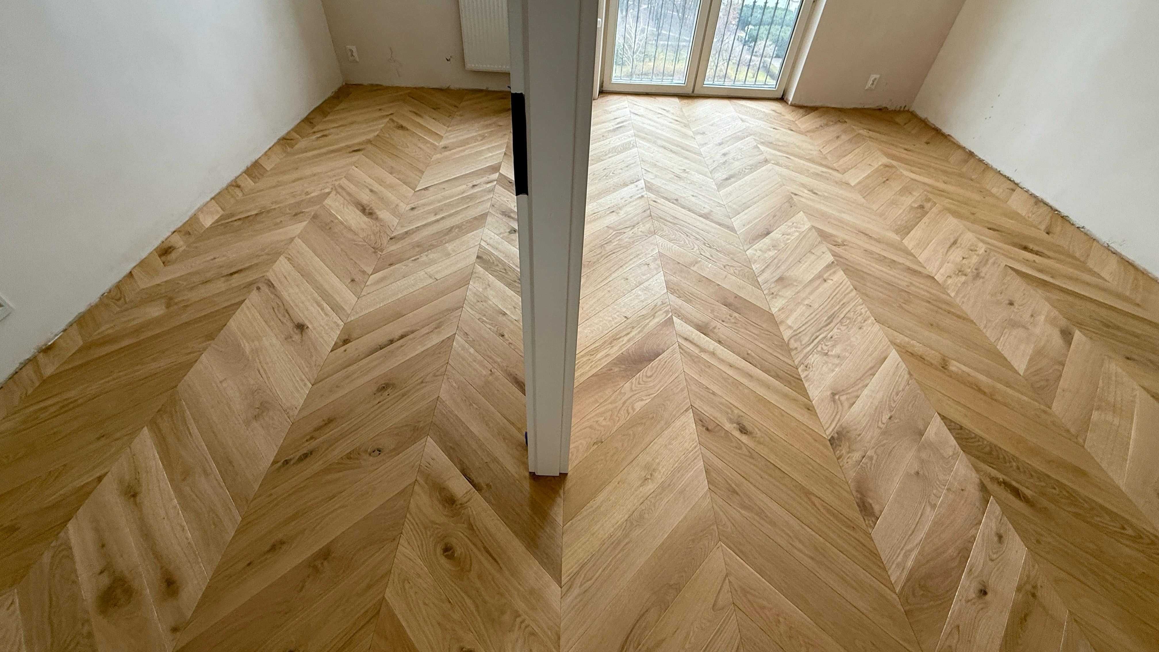 Jodełka francuska dąb olejowana fazowana 12x120x680 HIT!!