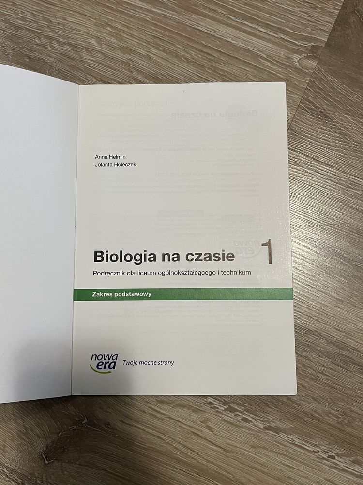 Podręcznik biologia na czasie 1