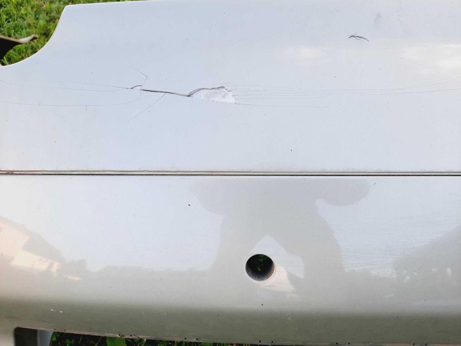 LY1X Audi A4 B6 sedan zderzak tył na 2 rury wydechowe V6 PDC