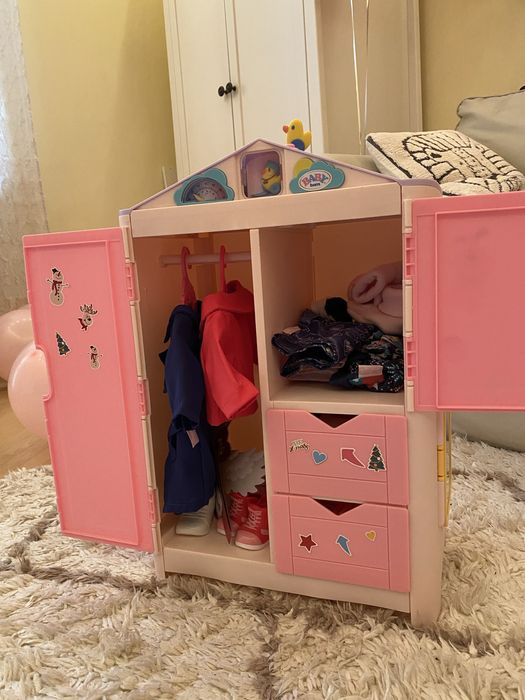 Baby born шафа шкаф одяг взуття аксесуари