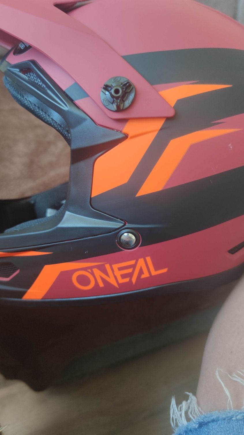 Kask MTB O'NEAL Fury Helmet Stage red/Orange