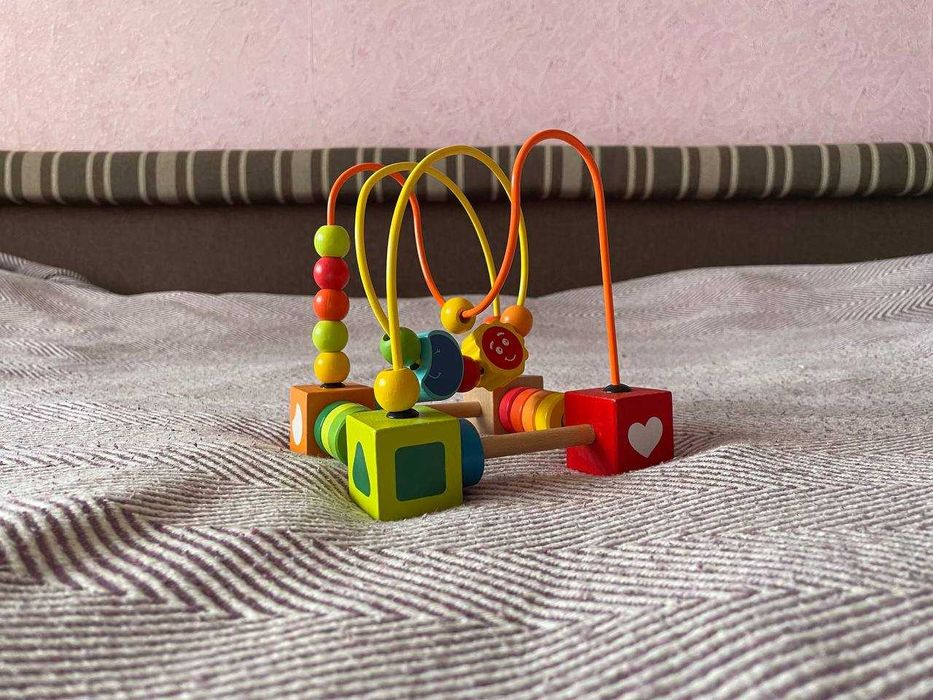 Пальчиковий лабіринт з намистинами - Bino в оригінальній коробці