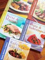 Cozinha deliciosa e saudável, livros capa dura, preço por livro.