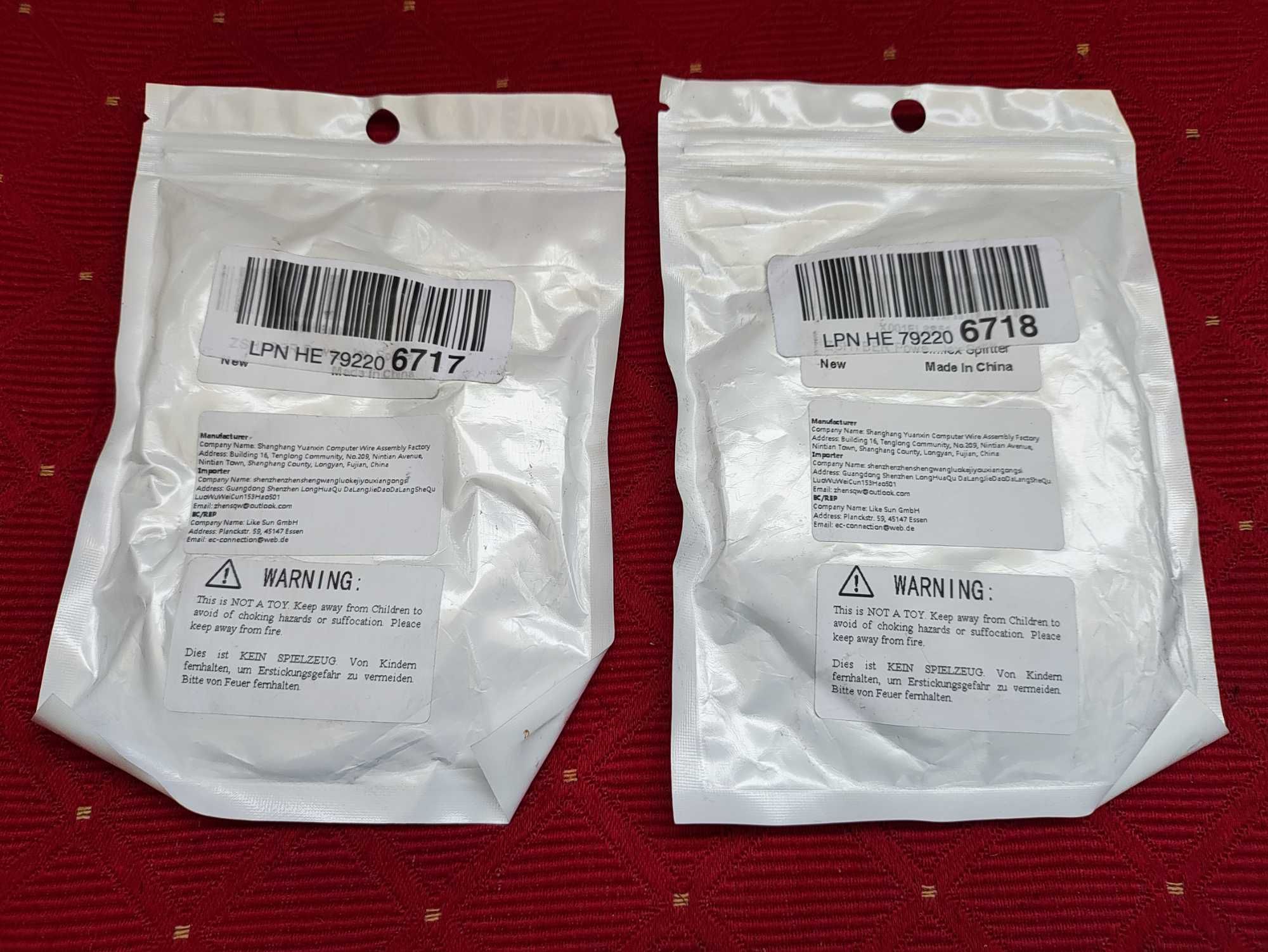 Adapter Molex do Dysku Nagrywarki kabel zasilający do komputera PC 4pi