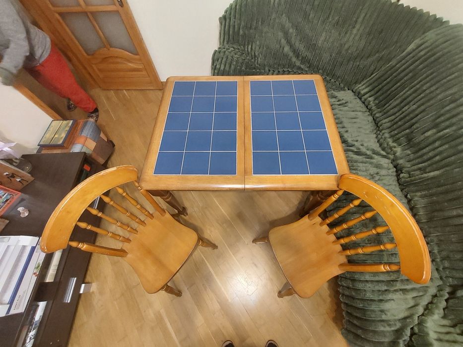 Стіл розкладний прямокутний з 4 стільцями