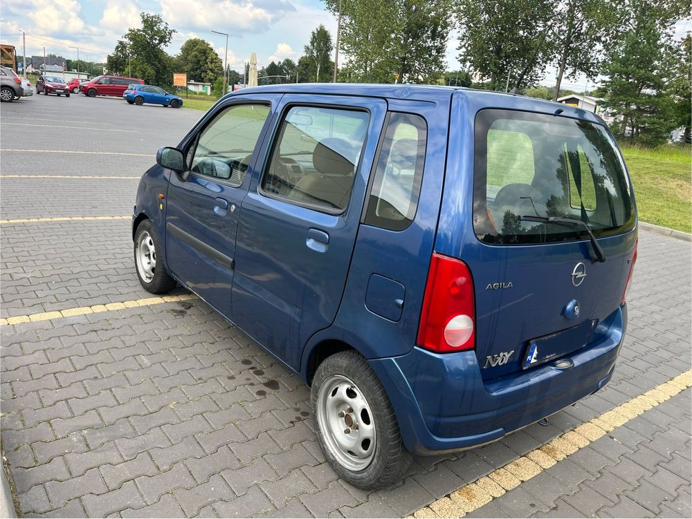 Opel Agila 2004r, 1,2 ben, przeglad do 2026, bez rdzy, progi cale