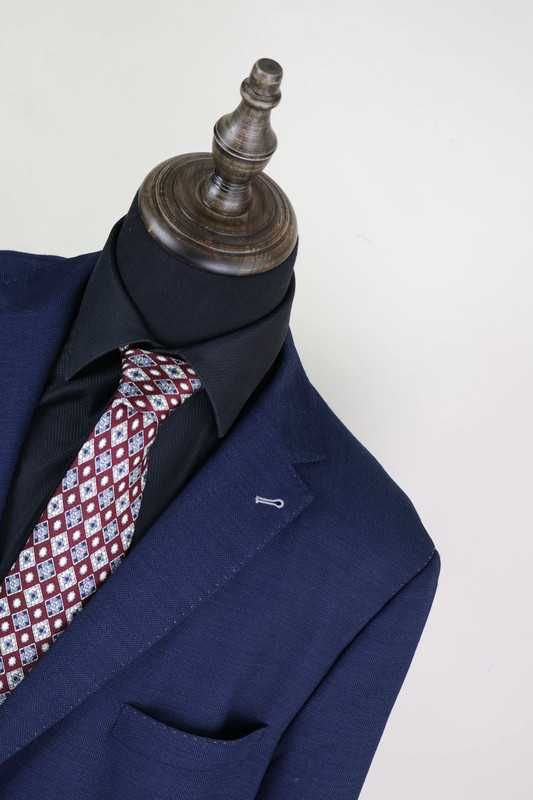 Marynarka męska granatowa Pierre Cardin wełna dziewicza 58 xxl