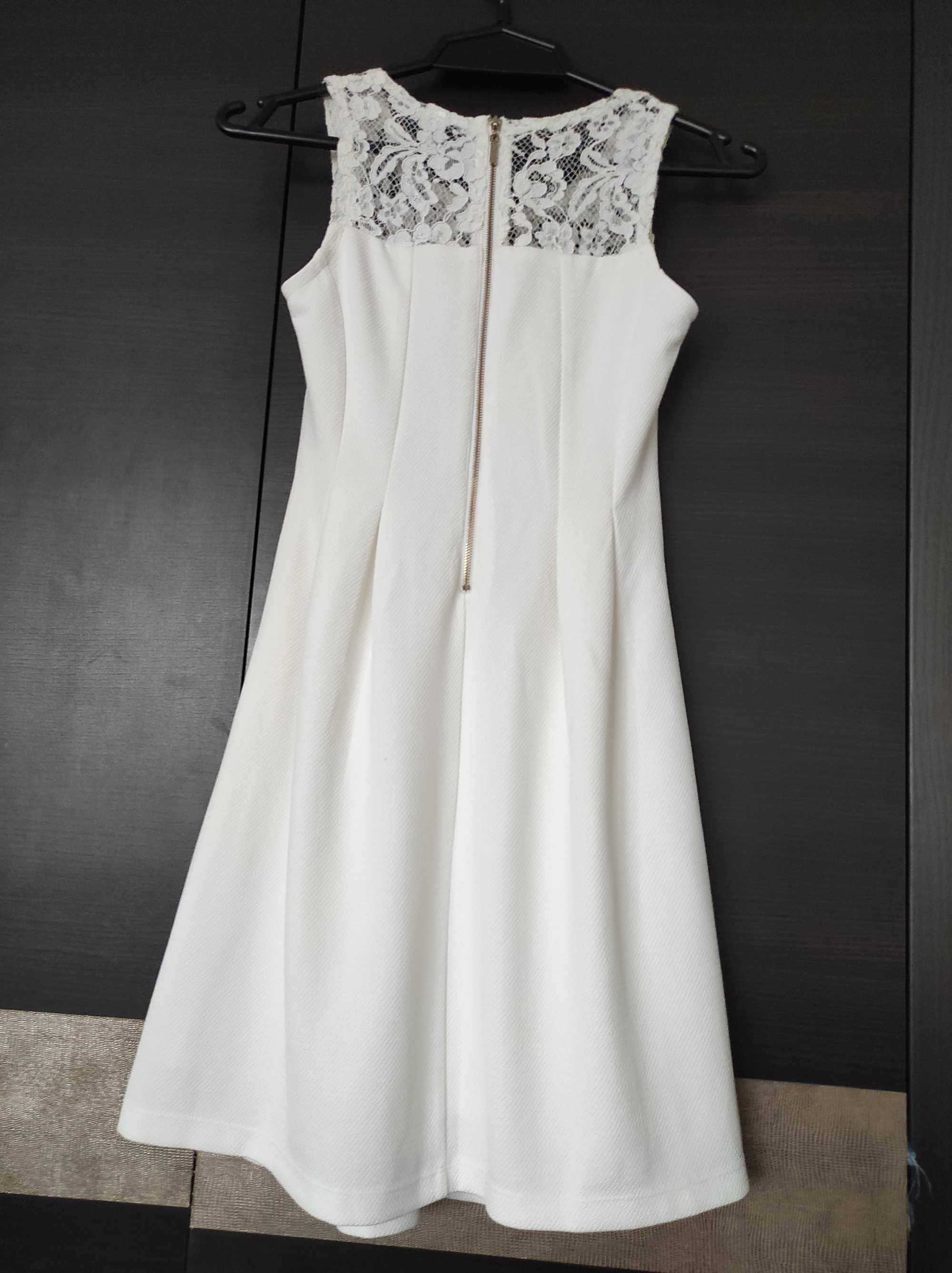 Biała sukienka XS