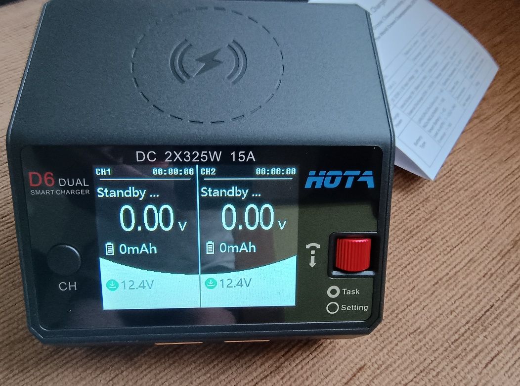 Hota D6 dual charger dc650w 15a,зарядка,бж,балансир.