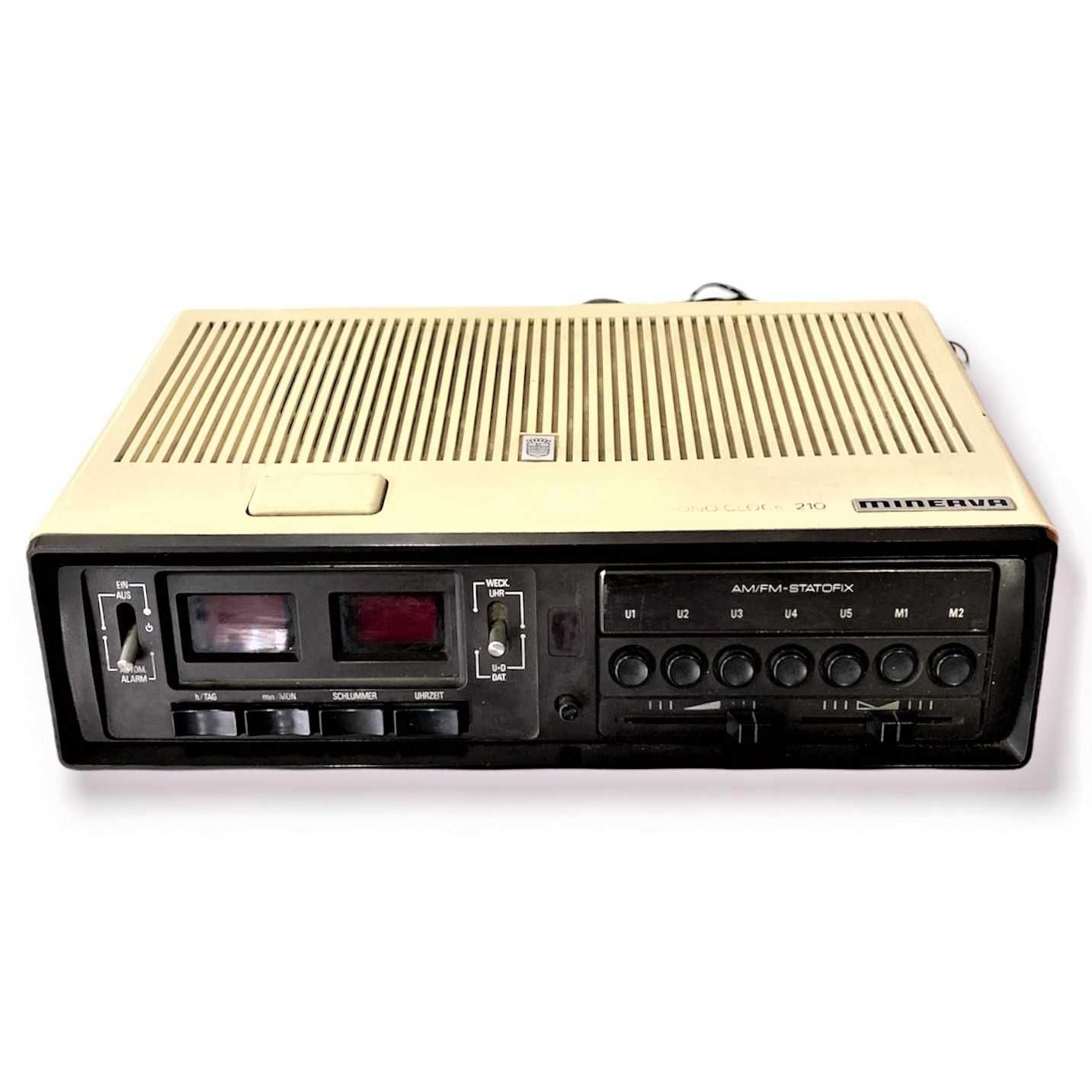 Radio Relogio Minerva Sonoclock 210