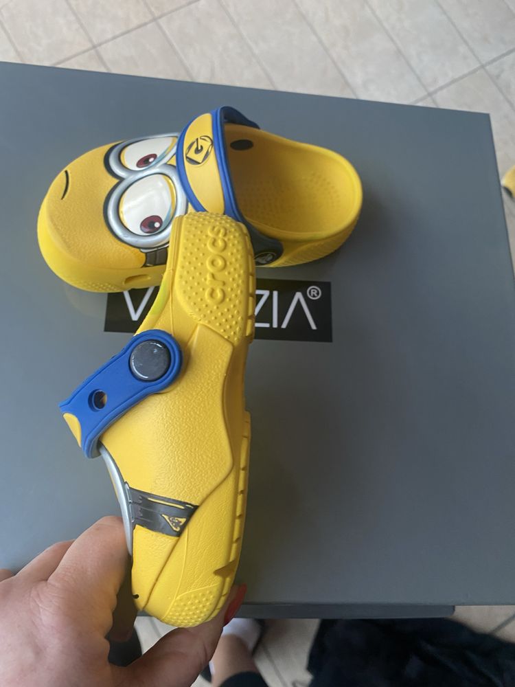 Crocsy dziecięce Minionki