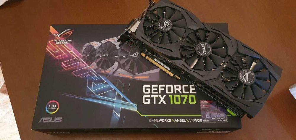 Asus ROG Strix Geforce GTX 1070 Gaming OC 8GB GDDR5