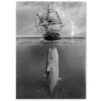 Moby Dick plakat 50x70