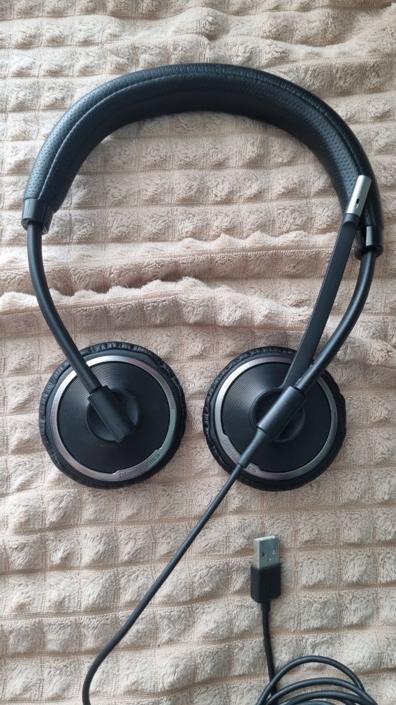 Słuchawki z mikrofonem PLANTRONICS C520-M jak nowe bez śladów użytkowa