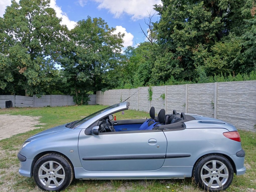 Peugeot 206CC 2.0 benzyna 2002r 139tys przeb < Cabrio < Klima