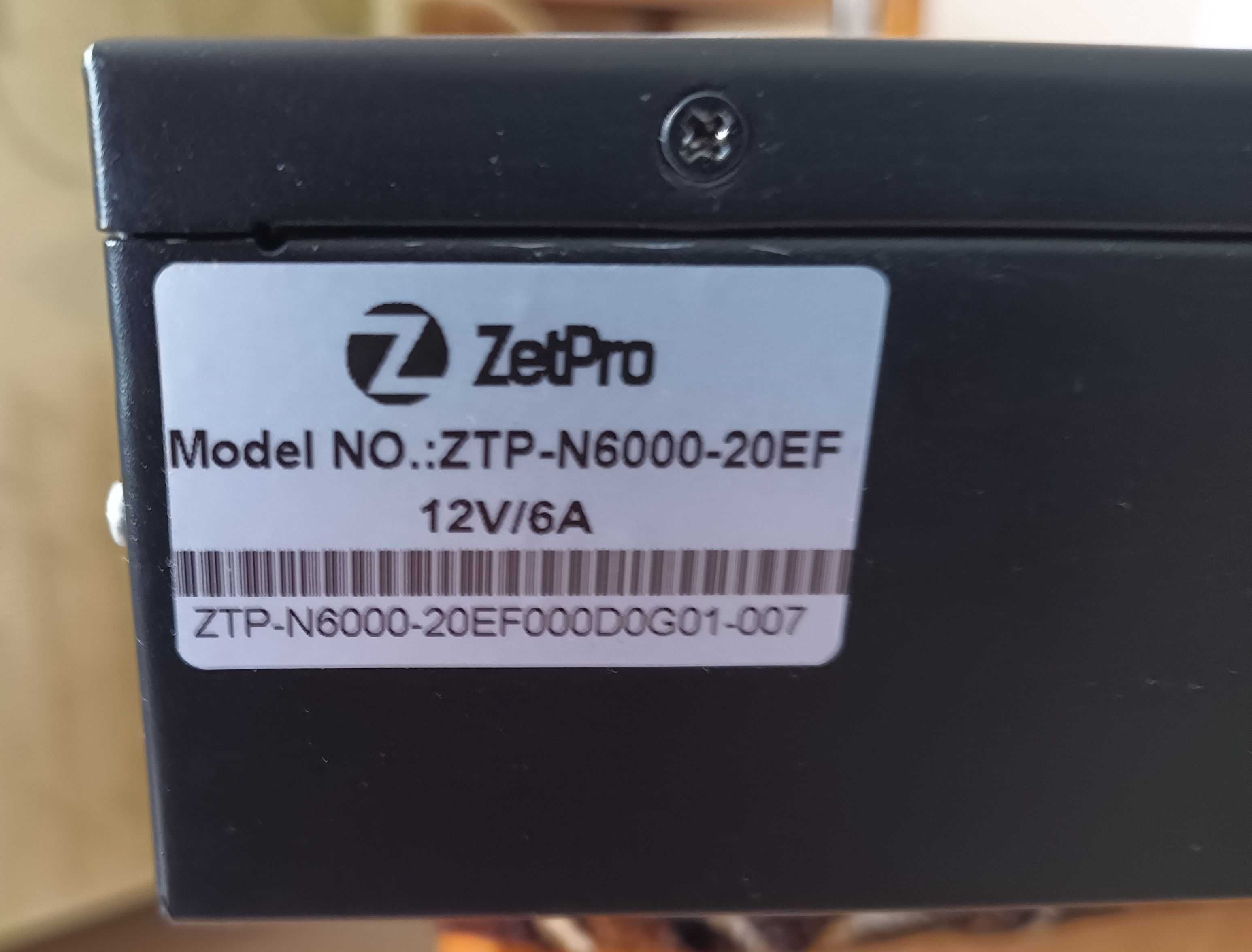 Відеореєстратор 16-канальний ZetPro ZTP-N6000-20EF для відеонагляду