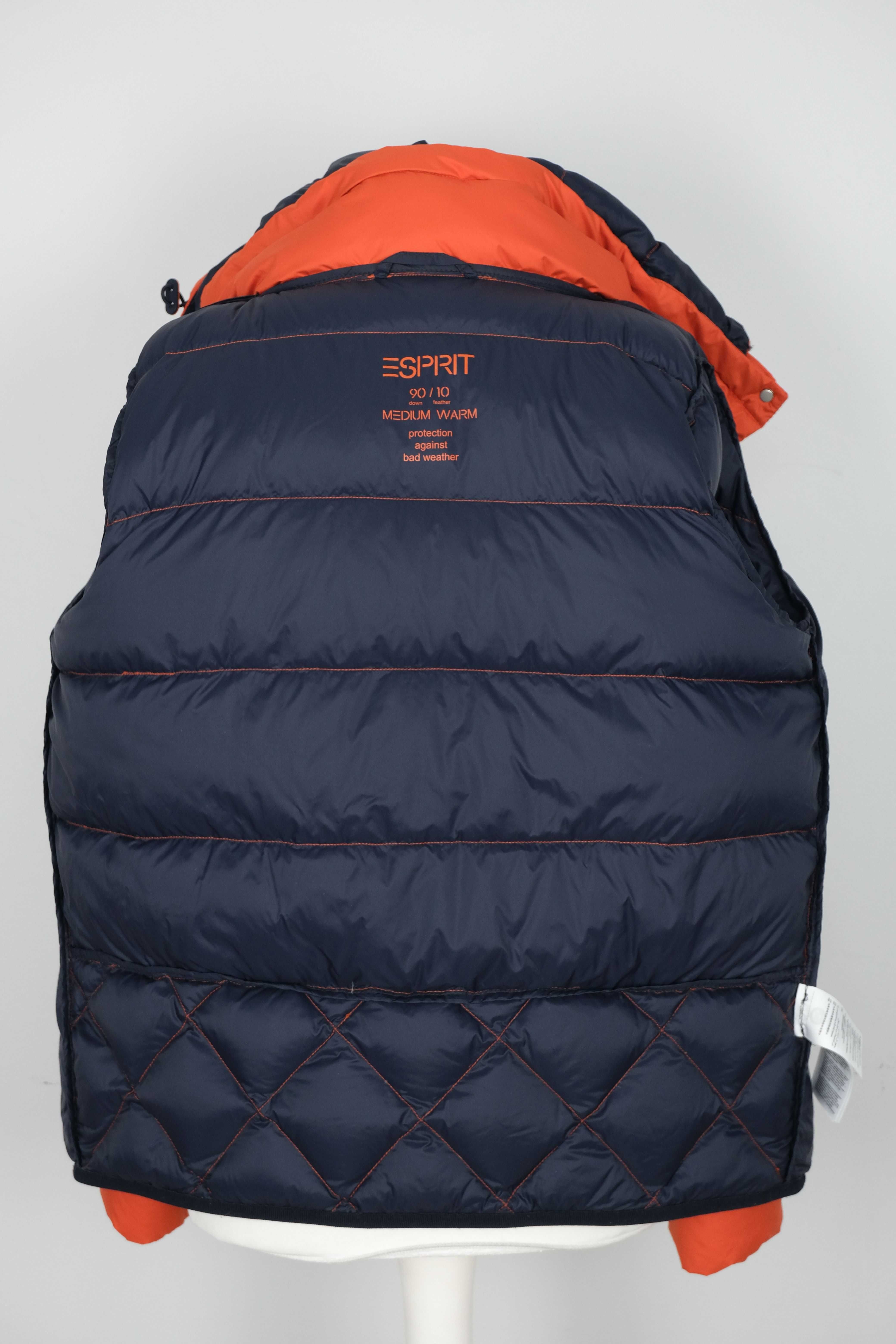 Esprit puchowa pikowana damska kurtka r M