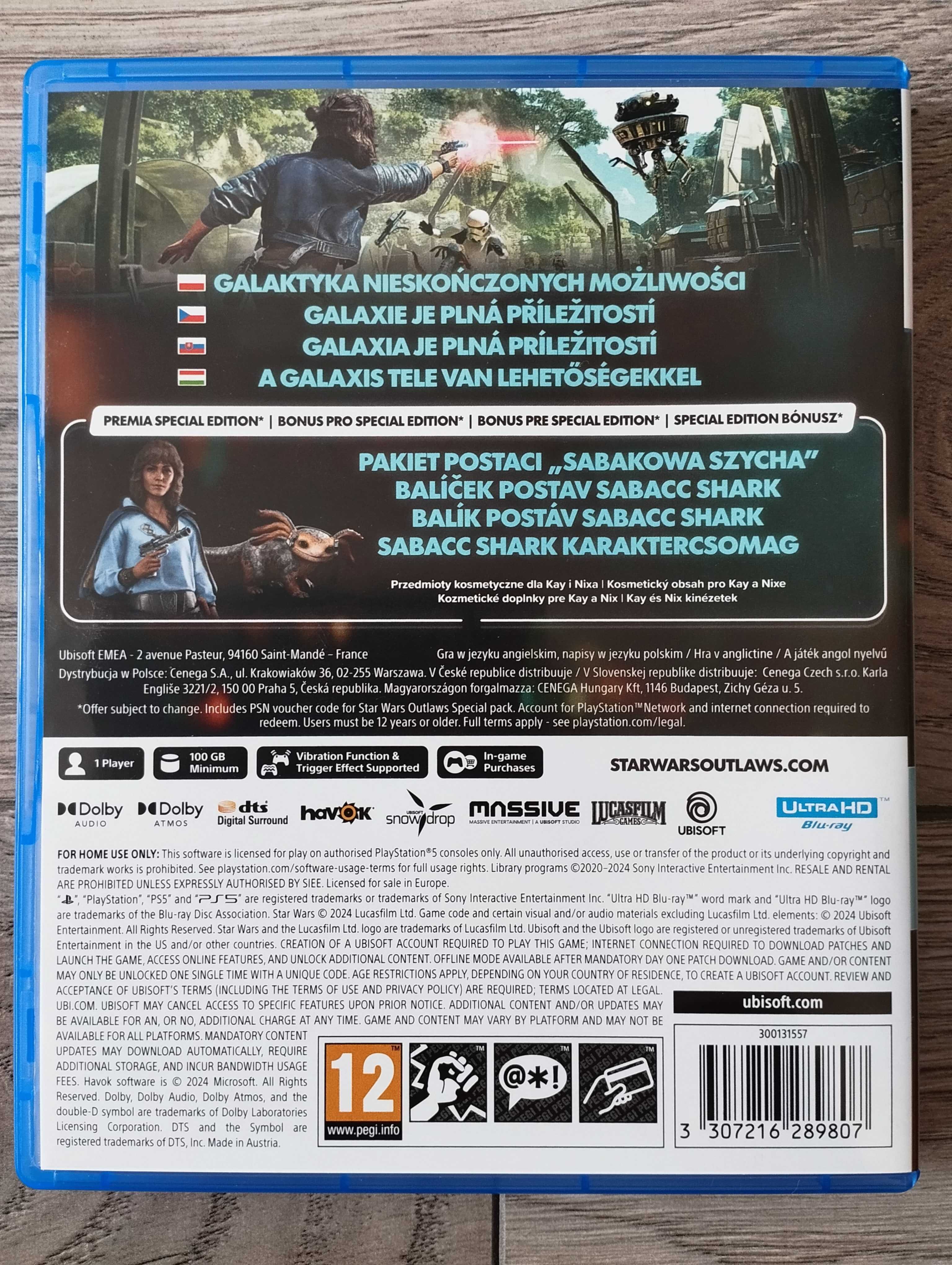 Gra Star Wars Outlaws Polska Wersja PS5 Playstation