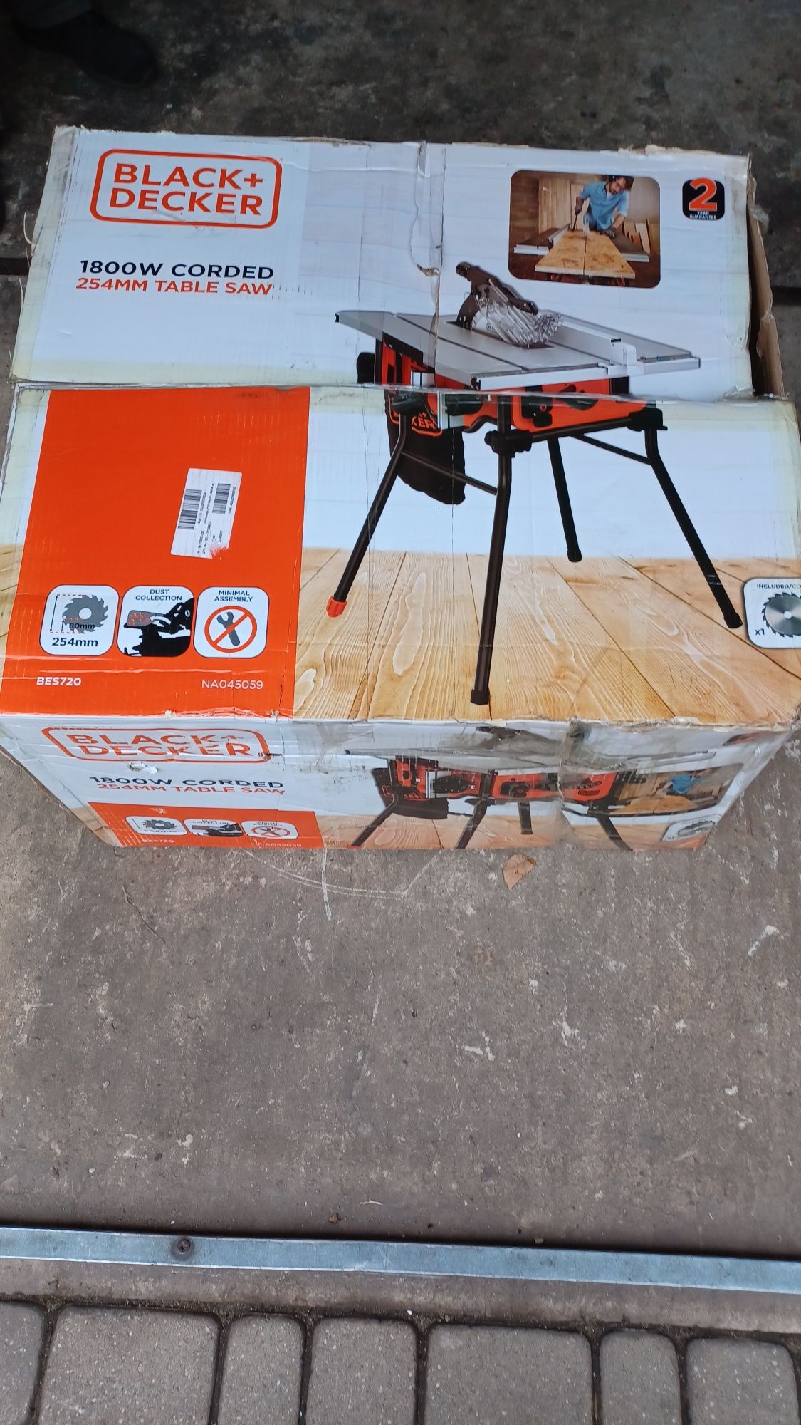 BLACK DECKER  Pilarka Stołowa 1800W