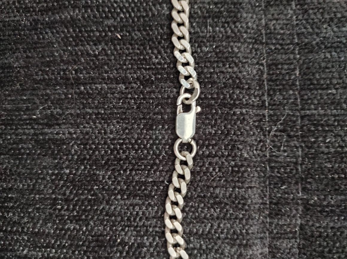 Łańcuszek męski srebrny, 54 cm