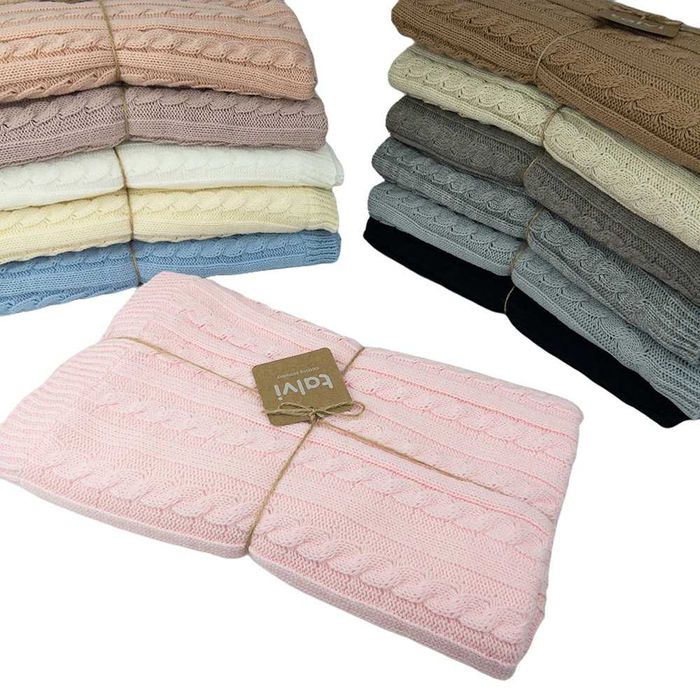 Плед дитячий Talvi Косичка утеплений 75*75см