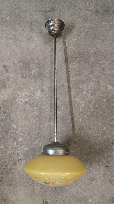 Candeeiro art deco oplalino